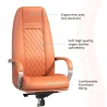 Ergonomisk kontorstol med hjul og armlener - Manga image 7