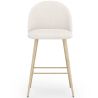 Barkruk bekleed met Bouclé stof - Scandinavisch ontwerp - 66cm - Evelyne image 7