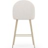 Barkruk bekleed met Bouclé stof - Scandinavisch ontwerp - 66cm - Evelyne image 7