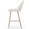 Barkruk bekleed met Bouclé stof - Scandinavisch ontwerp - 66cm - Evelyne image 7