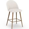 Kruk bekleed met Bouclé stof - Scandinavisch ontwerp - 66cm - Evelyne image 7
