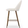 Kruk bekleed met Bouclé stof - Scandinavisch ontwerp - 66cm - Evelyne image 7