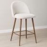 Kruk bekleed met Bouclé stof - Scandinavisch ontwerp - 66cm - Evelyne image 7