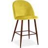 Met fluweel beklede kruk - Scandinavisch design - 66cm - Evelyne image 7