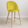 Met fluweel beklede kruk - Scandinavisch design - 66cm - Evelyne image 7