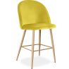 Met fluweel beklede kruk - Scandinavisch design - 66cm - Evelyne image 7
