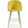 Met fluweel beklede kruk - Scandinavisch design - 66cm - Evelyne image 7