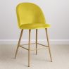 Met fluweel beklede kruk - Scandinavisch design - 66cm - Evelyne image 7