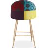 Met patchwork beklede kruk - Scandinavische stijl - 66cm - Evelyne image 7