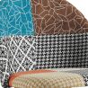 Patchwork beklede kruk - Scandinavische stijl - 66cm -  Evelyne image 7