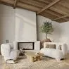 Gestoffeerde Fauteuil - Fauteuil van Bouclé-stof - Magnolia image 7