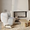 Gestoffeerde Fauteuil - Fauteuil van Bouclé-stof - Magnolia image 7