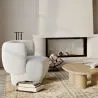 Gestoffeerde Fauteuil - Fauteuil van Bouclé-stof - Magnolia image 7