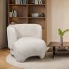 Gestoffeerde Fauteuil - Fauteuil van Bouclé-stof - Magnolia image 7