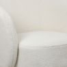 Fauteuil Gestoffeerd in Bouclé-stof - Gebogen Ontwerp - Dresa image 7