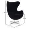 Fauteuil met armleuningen - Gestoffeerd - Brave image 7