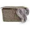 Mand van Natuurlijke Vezels met Deksel - 40x30CM - Baulera image 7