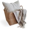 Rieten Mand met Handvatten - 45x35CM - Luisa image 7