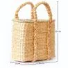 Mand van Natuurlijke Vezels met Handvatten - 30x25CM - Haret image 7