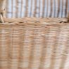 Rieten mand met handvatten - Keray image 7