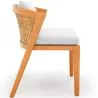Eetkamerstoel voor buiten van teak met kussens - Esther image 7