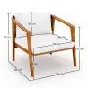 Buiten Teakhouten Fauteuil - Bamas image 7