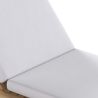 Teakhouten ligbed met kussen - Steela image 7