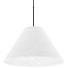 Hangende Plafondlamp met Beige Stoffen Kap - Fula image 7