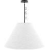 Hangende Plafondlamp met Beige Stoffen Kap - Fula image 7