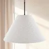 Hangende Plafondlamp met Beige Stoffen Kap - Fula image 7