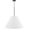 Hangende Plafondlamp met Beige Stoffen Kap - Fula image 7