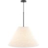 Hangende Plafondlamp met Beige Stoffen Kap - Fula image 7