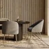 Design fauteuil - bekleed met fluweel - Gouden poot - Wasda image 7
