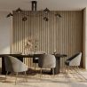 Design fauteuil - bekleed met fluweel - Gouden poot - Wasda image 7