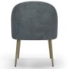 Design fauteuil - bekleed met fluweel - Gouden poot - Wasda image 7