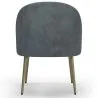Design fauteuil - bekleed met fluweel - Gouden poot - Wasda image 7