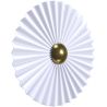 Wandlamp Wandapplicatie Bloem van Wit en Goudkleurig Metaal - 40CM image 7