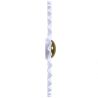 Wandlamp Wandapplicatie Bloem van Wit en Goudkleurig Metaal - 40CM image 7