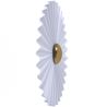 Wandlamp Wandapplicatie Bloem van Wit en Goudkleurig Metaal - 40CM image 7