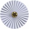Wandlamp Wandapplicatie Bloem van Wit en Goudkleurig Metaal - 40CM image 7