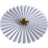 Wandlamp Wandapplicatie Bloem van Wit en Goudkleurig Metaal - 45CM image 7