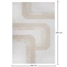 Groot Tapijt met Eigentijds Modern Ontwerp - Beige (290x200 cm) - Chai image 7