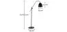 Vloerlamp – vloerlamp in minimalistische stijl – metaal – Beeb image 7