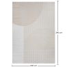 Groot Tapijt met Eigentijds Modern Ontwerp - Beige (290x200 cm) - Ryng image 7