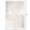 Groot Tapijt met Eigentijds Modern Ontwerp - Beige (290x200 cm) - Rya image 7