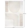 Groot Tapijt met Eigentijds Modern Ontwerp - Beige (290x200 cm) - Rya image 7