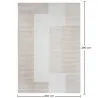 Groot Tapijt met Eigentijds Modern Ontwerp - Beige (290x200 cm) - Loru image 7