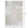 Groot Tapijt met Eigentijds Modern Ontwerp - Beige (290x200 cm) - Vistu image 7