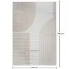 Groot Tapijt met Eigentijds Modern Ontwerp - Beige (290x200 cm) - Lubida image 7