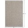 Groot Vloerkleed met Eigentijds en Modern Design - Beige (190x290 cm) - Harbor image 7